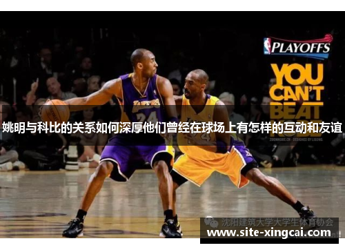姚明与科比的关系如何深厚他们曾经在球场上有怎样的互动和友谊