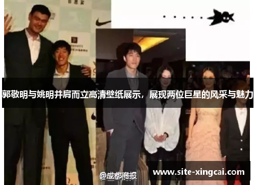郭敬明与姚明并肩而立高清壁纸展示，展现两位巨星的风采与魅力
